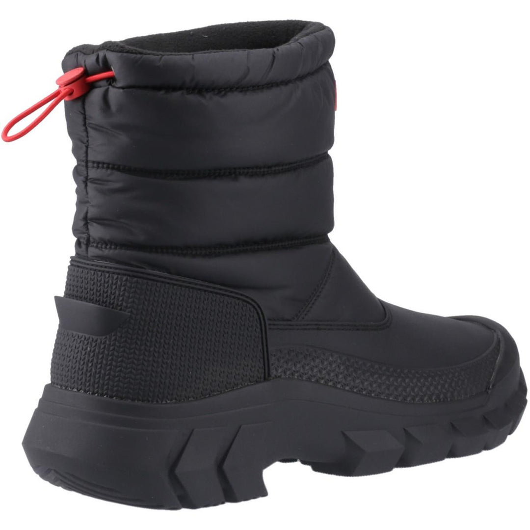 Hunter Intrepid Short Snow Boot Black