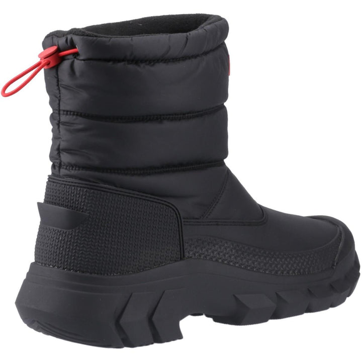 Hunter Intrepid Short Snow Boot Black