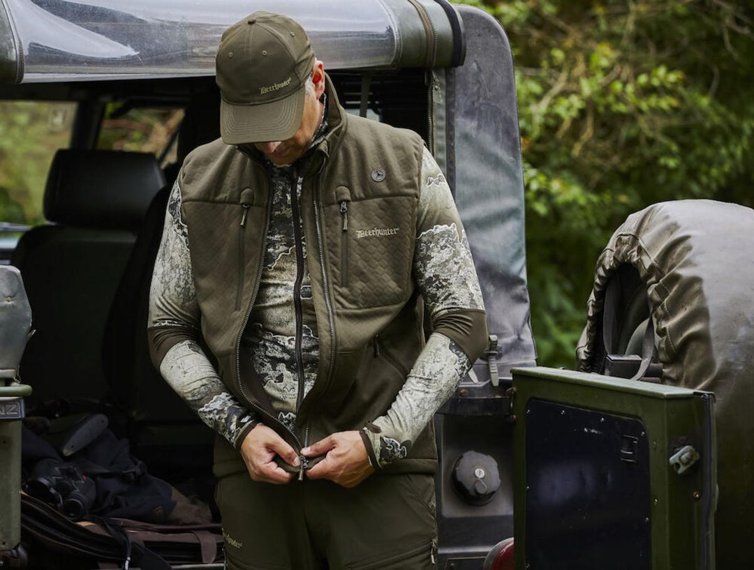 Deerhunter Excape Softshell Waistcoat Art Green