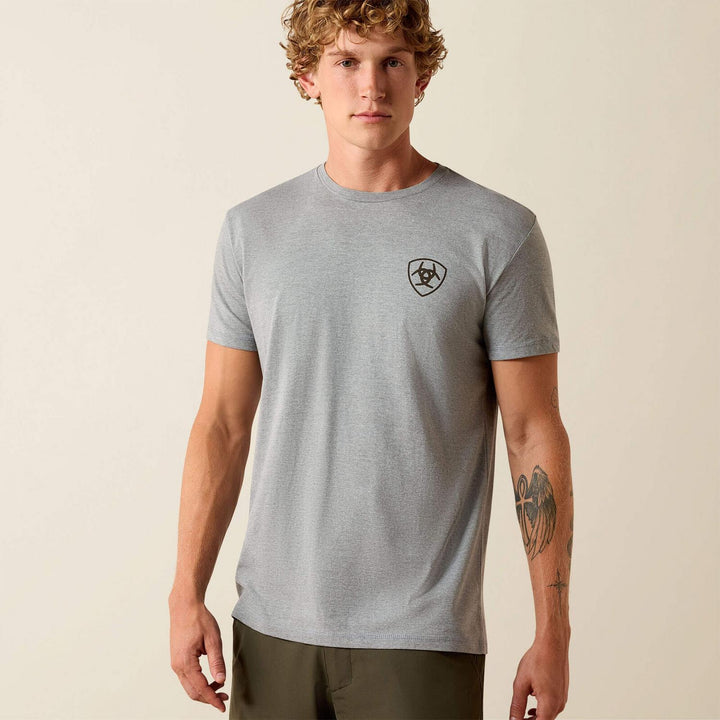 Ariat Mens Ariat Banner Badge T-Shirt – view 2