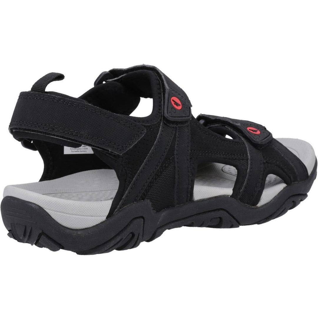 Hi-Tec Crater Sandal Black/Grey/Red