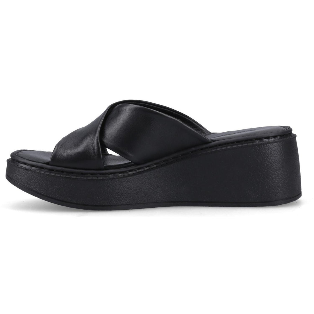 Bobbi Wedge Sandal Black
