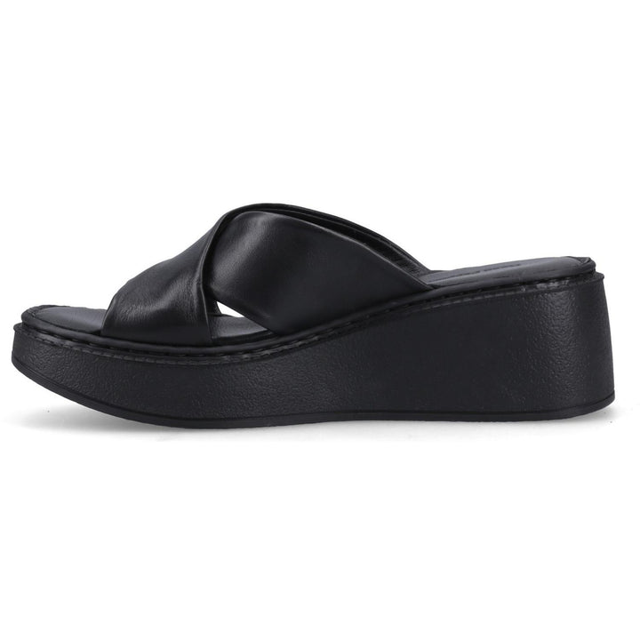 Bobbi Wedge Sandal Black