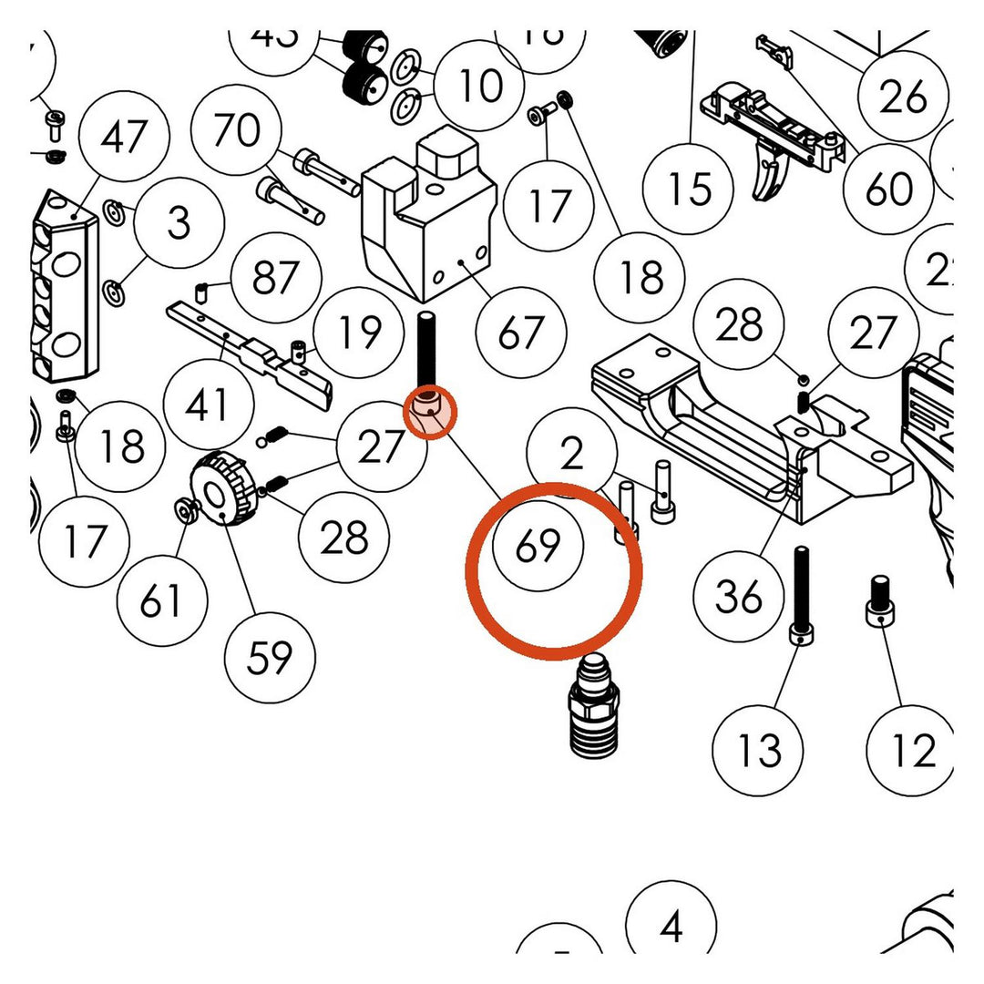 FX Synthetic Stock Mounting Screw 2510