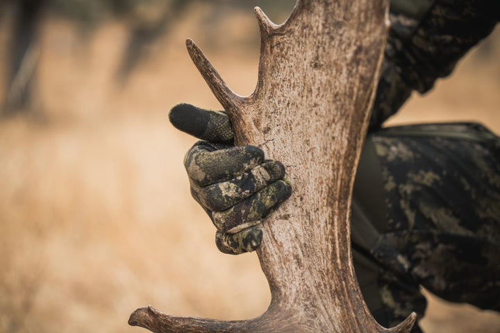 Seeland Grip Camo Gloves InVis MPC green