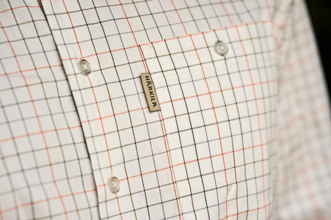 Harkila Portfield L/S shirt Mandarin check