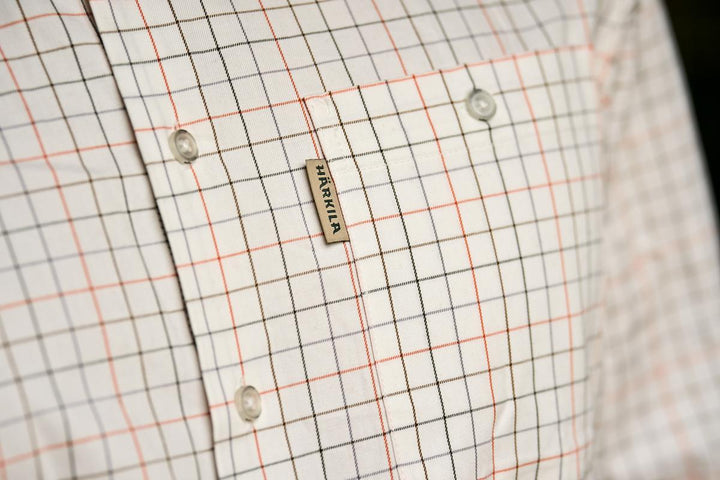 Harkila Portfield L/S shirt Mandarin check