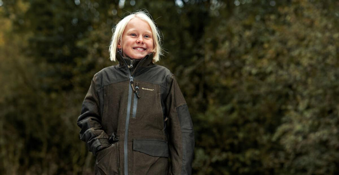 Deerhunter Youth Chasse Jacket Olive Night melange