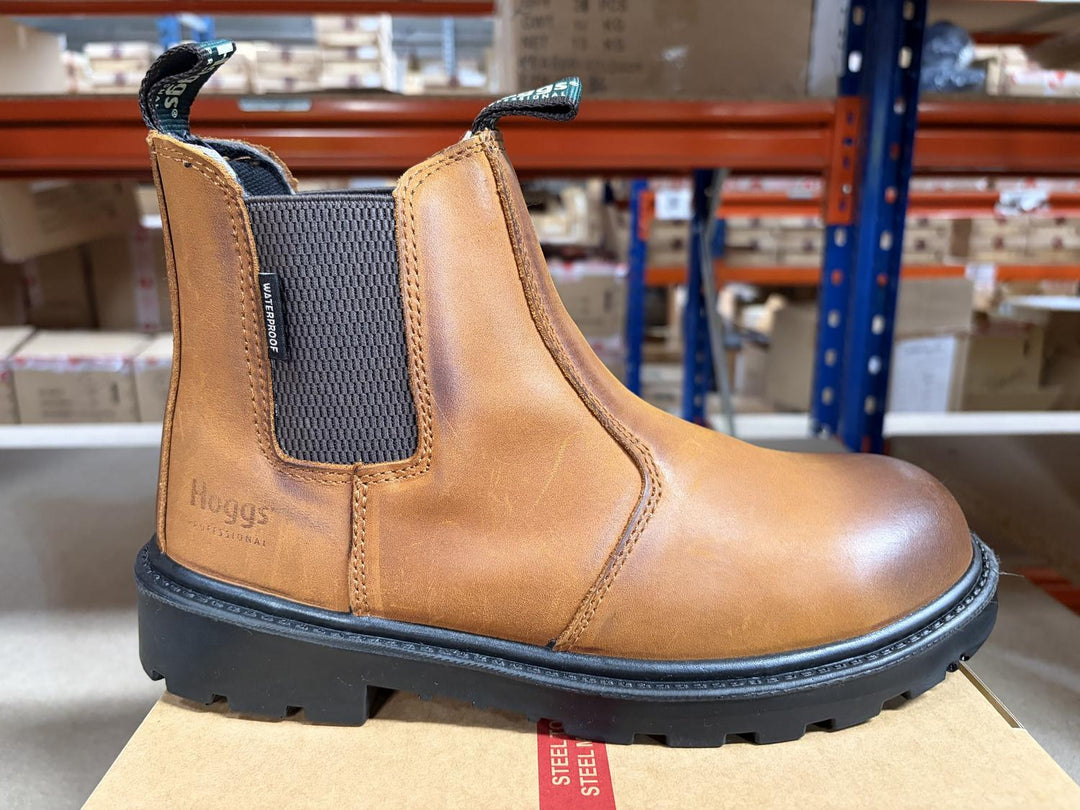 Hoggs of Fife Classic D3 Waterproof Safety Dealer Boot Tan