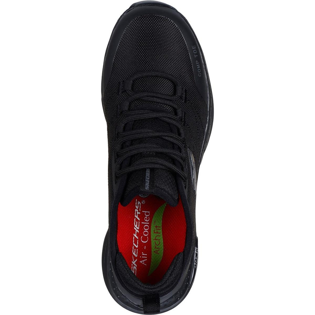 Skechers Workwear Arch Fit SR Ebinal Safety Trainers Black