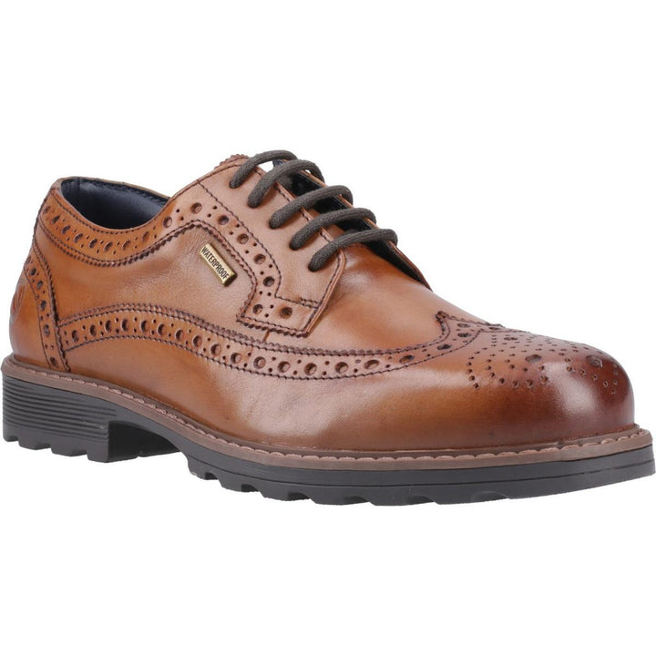 Cotswold Ramsden Brogue Dress Shoe Tan