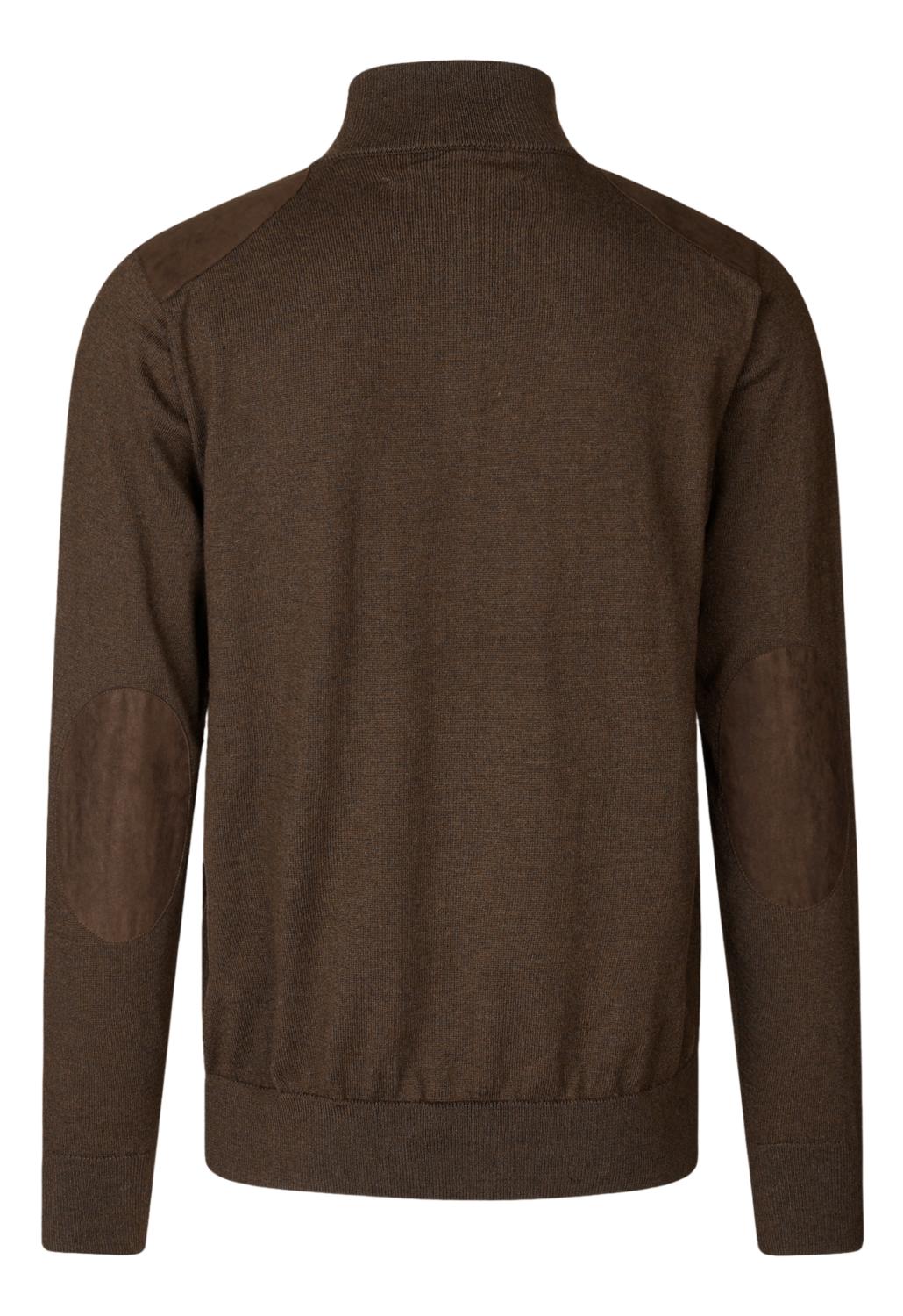Pine Half Zip Sweater Dark Brown – view 2