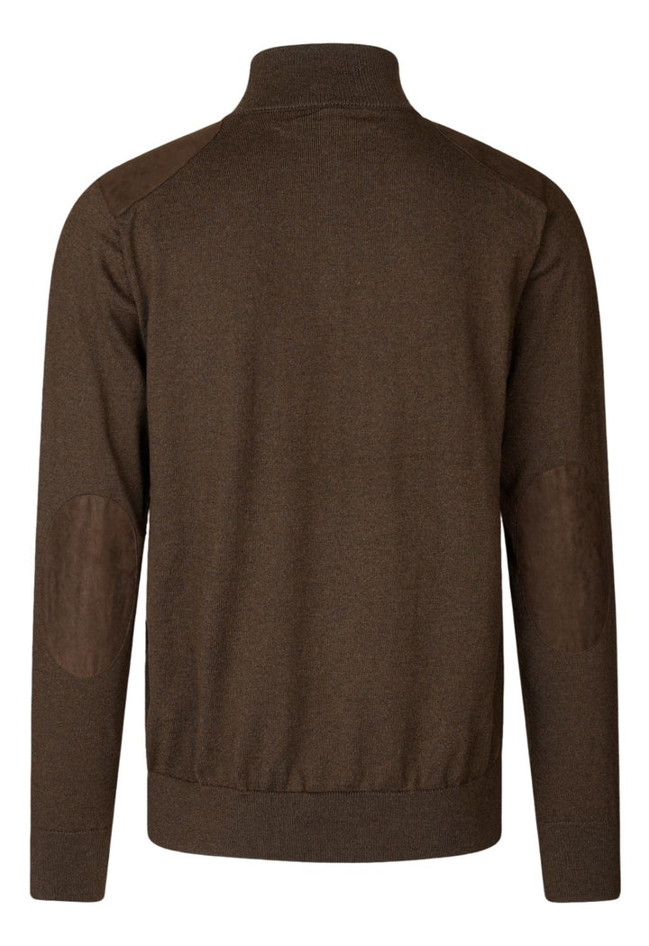 Pine Half Zip Sweater Dark Brown – view 2