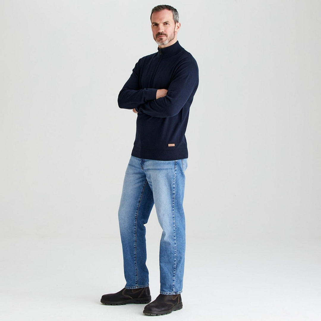 Ridgeline Mens Hartland 1/4 Zip Knit
