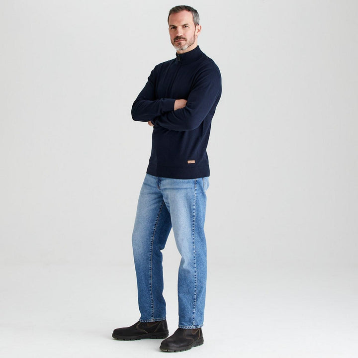 Ridgeline Mens Hartland 1/4 Zip Knit
