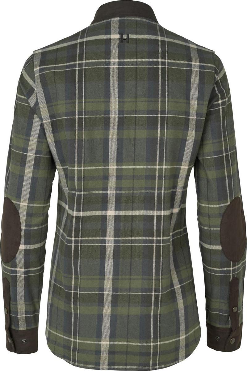 Harkila Pajala L/S shirt W Olive check