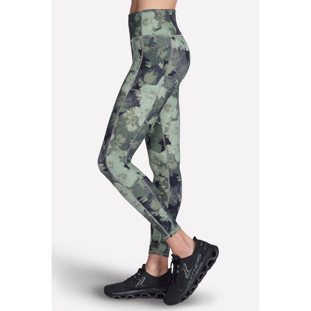 Skechers Performance GO FLEX Rib Inbloom Legging Inbloom Green
