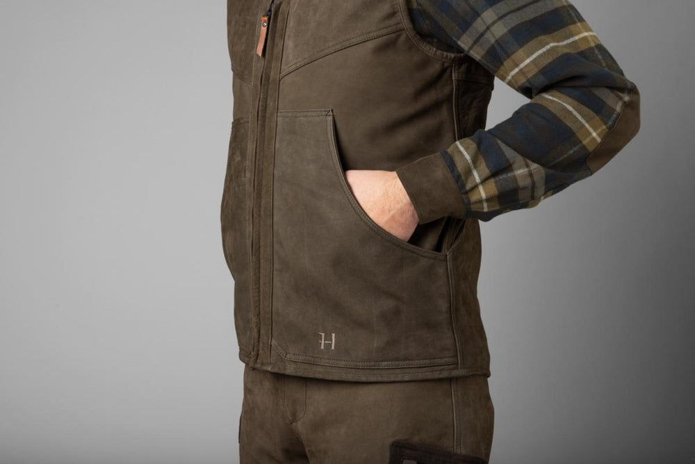 Harkila Pro Hunter leather waistcoat Willow – view 5