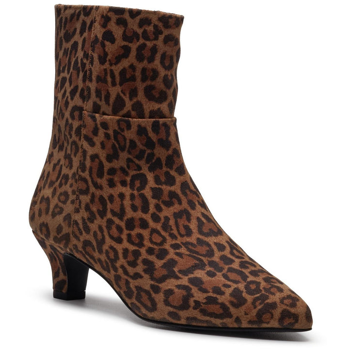 Nahla kitten heel boot Leopard