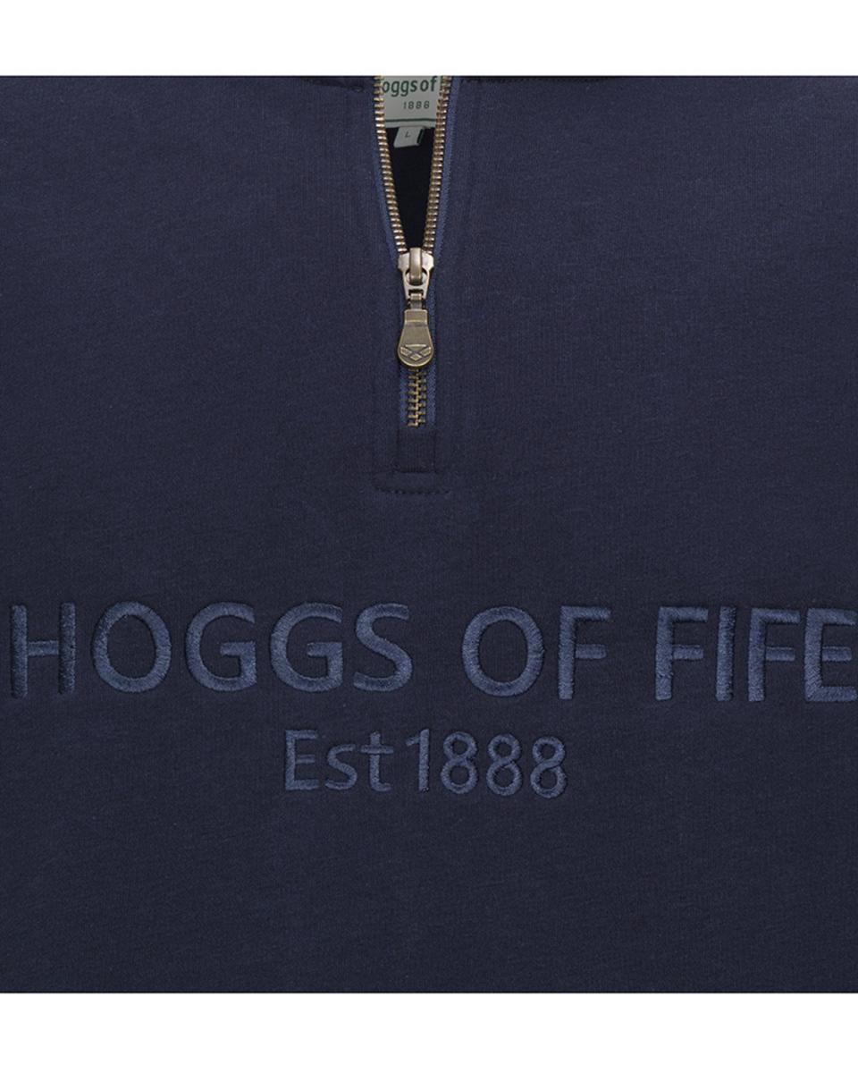 Hoggs of Fife Galloway 1888 Plain 1/4 Zip Sweatshirt – view 4