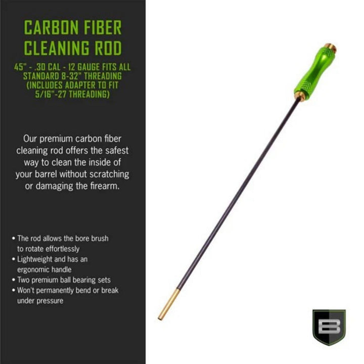 Breakthrough Clean Carbon Fibre Cleaning Rod 45in .30 Cal-12 Gauge