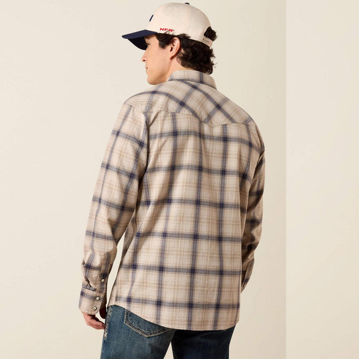 Ariat Mens Retro Hudde Fitted Long Sleeve Snap Shirt – view 2