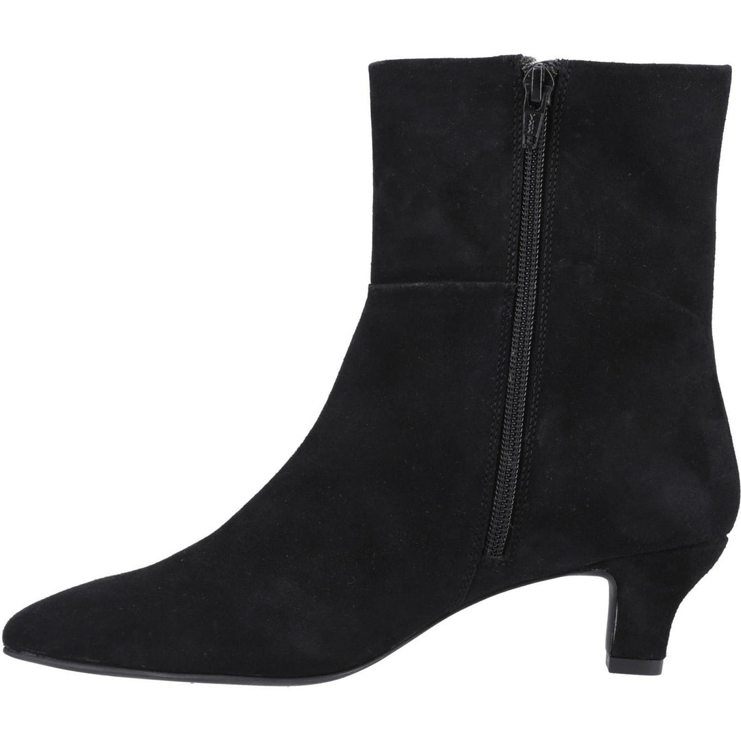 Nahla kitten heel boot Black