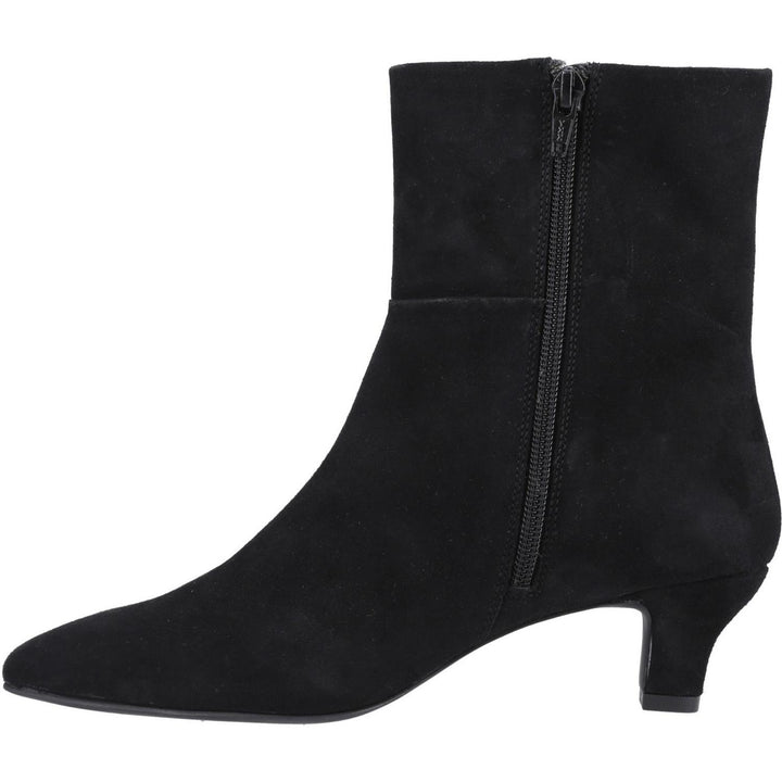 Nahla kitten heel boot Black