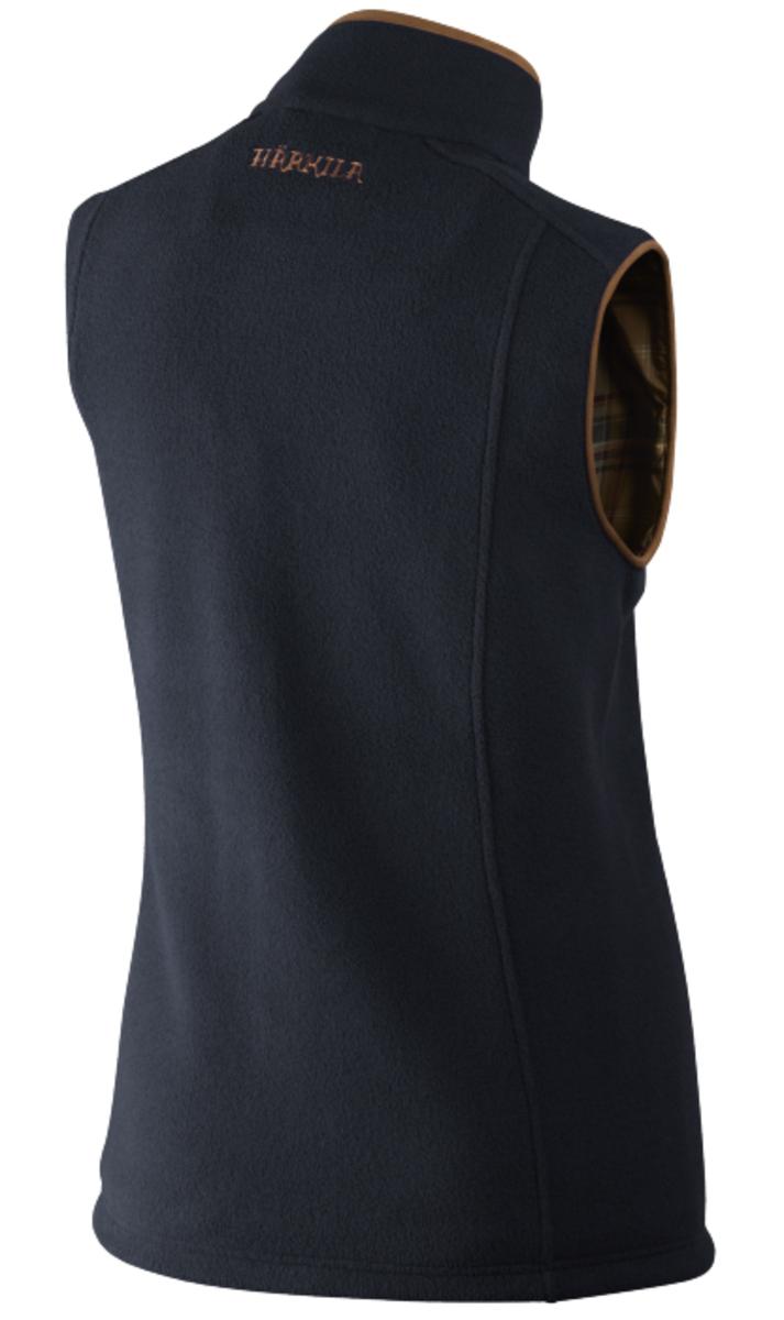 Harkila Sandhem lady fleece waistcoat Dark navy melange