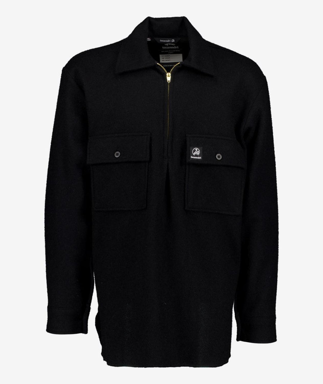 Swanndri Men's Ranger Wool Bushshirt with Zip-up Front