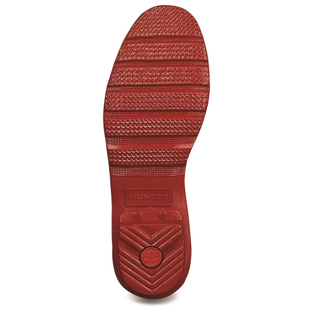 Hunter Original Tall Gloss Wellington Boots Military Red - Waterproof, Textile lining