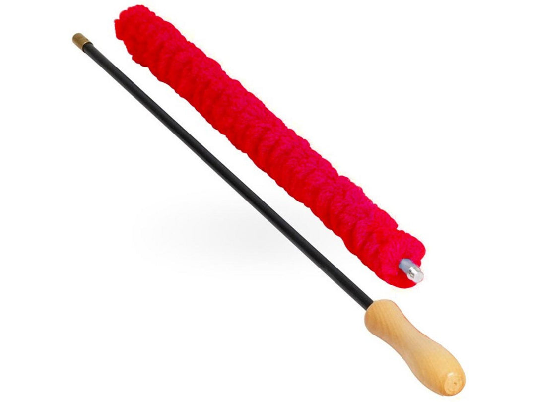 Birchwood Casey RIG Bore Runner Two Piece Rod 12/20 gaug - 17 inch long brush, 18 rod, Easy to break down