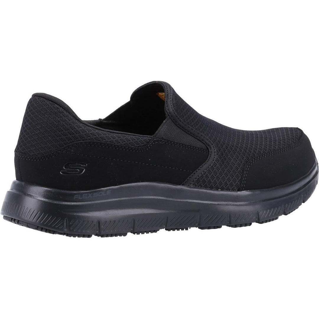 Skechers Workwear McAllen Wide Slip Resistant Occupational Shoe Black