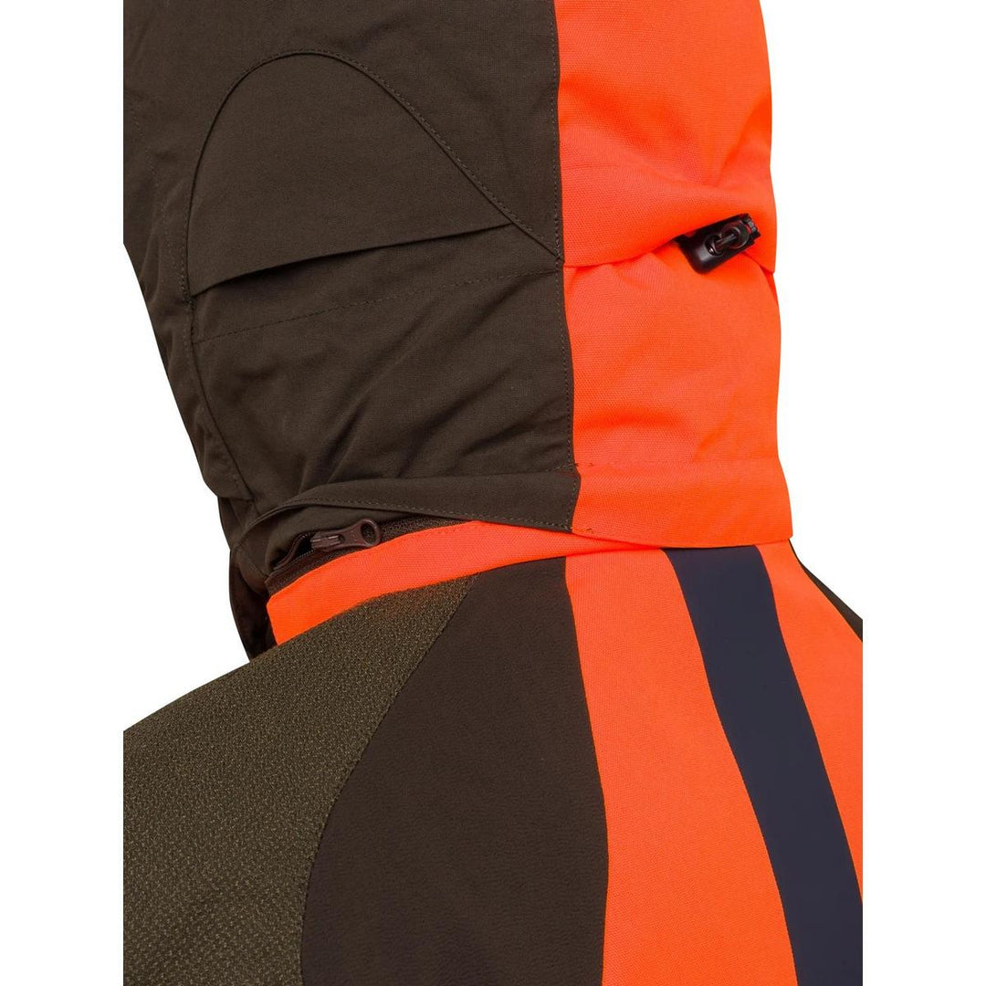 Beretta THORN RESISTANT EVO JACKET Brown Bark & Blaze Orange