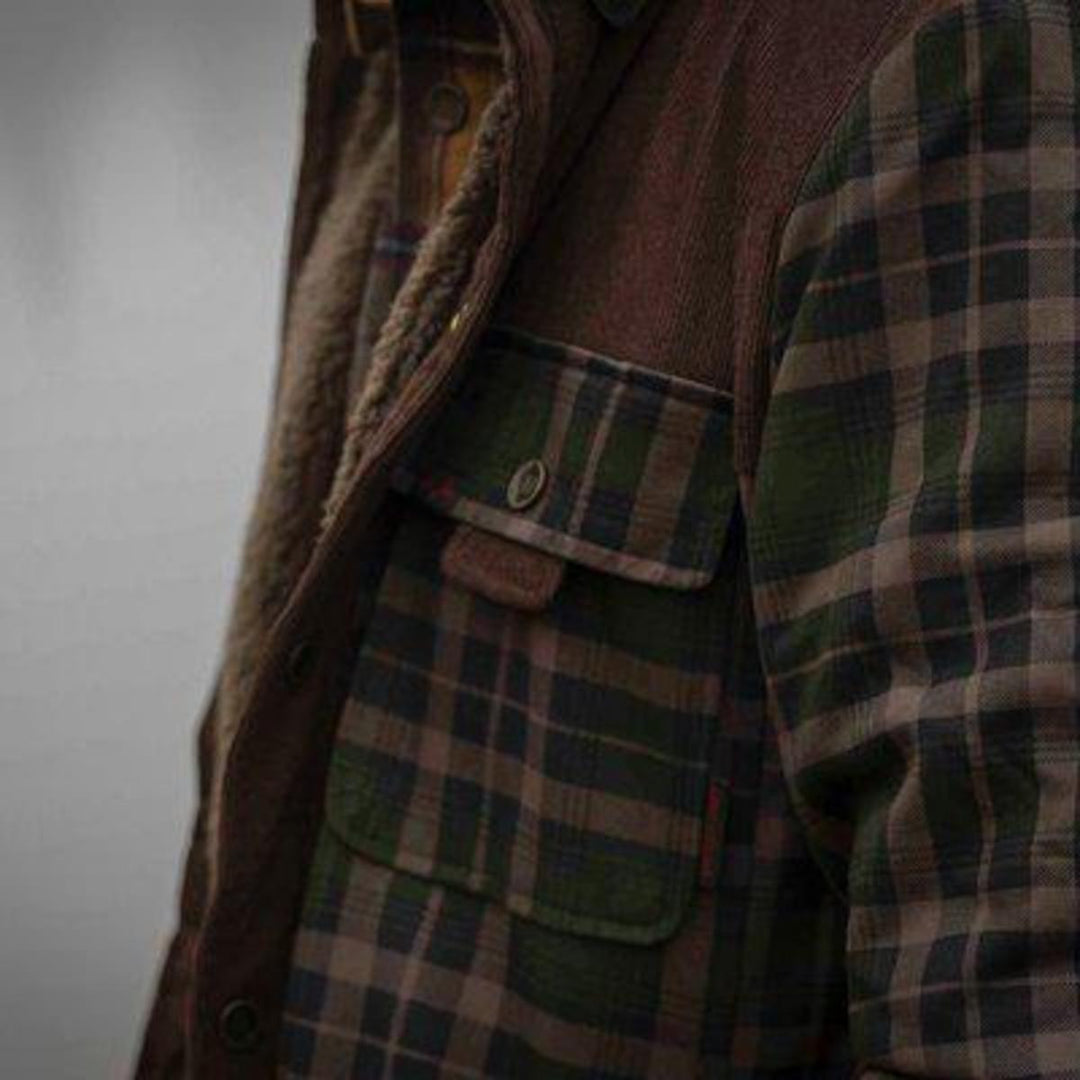 SwedTeam Crest M Pile Shirt - Swedteam Brown