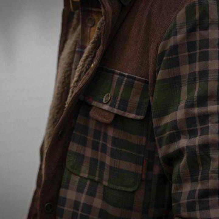 SwedTeam Crest M Pile Shirt - Swedteam Brown