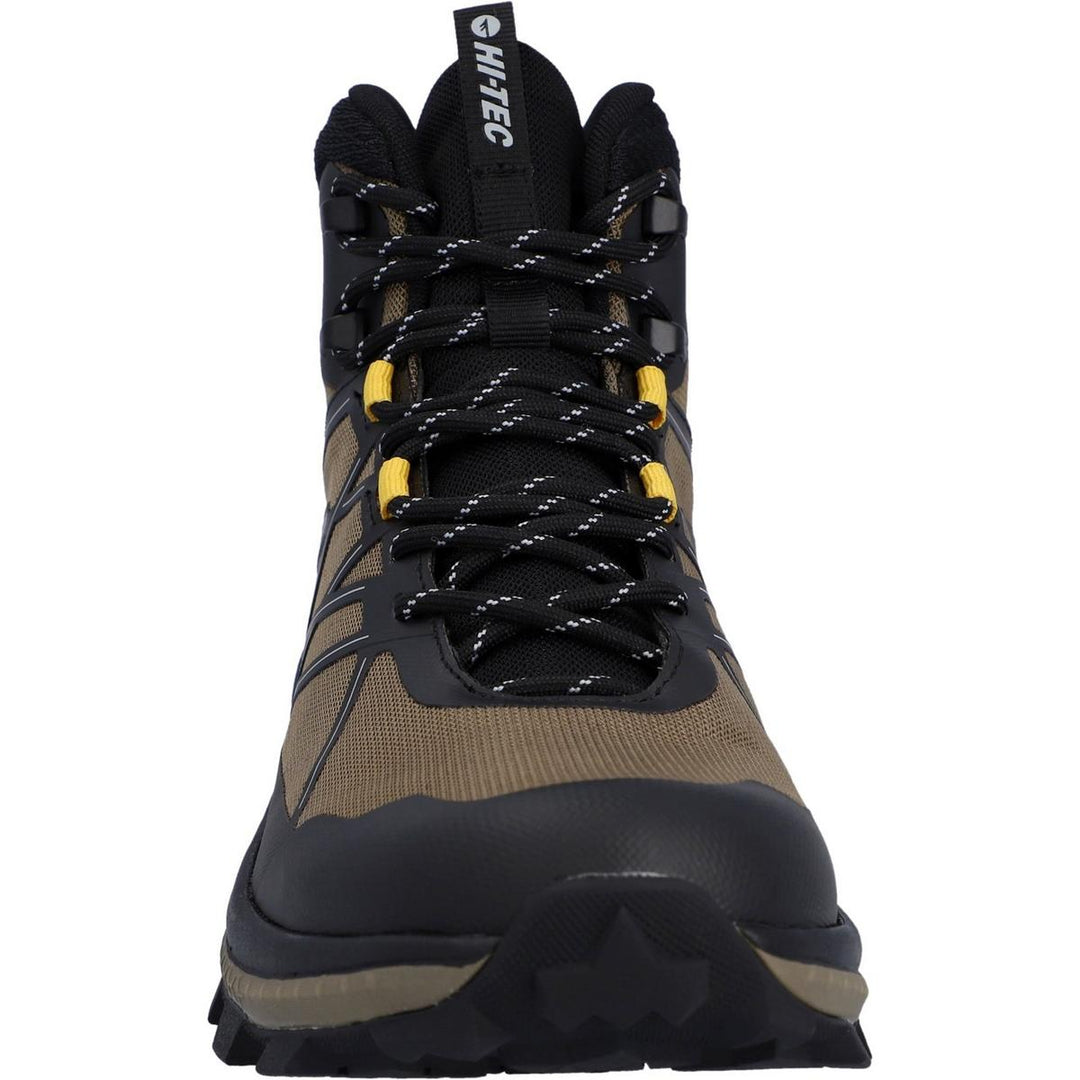 Hi-Tec AWW Infuse Mid WP Hiking Boots Mens Black/Walnut/Arti – view 3