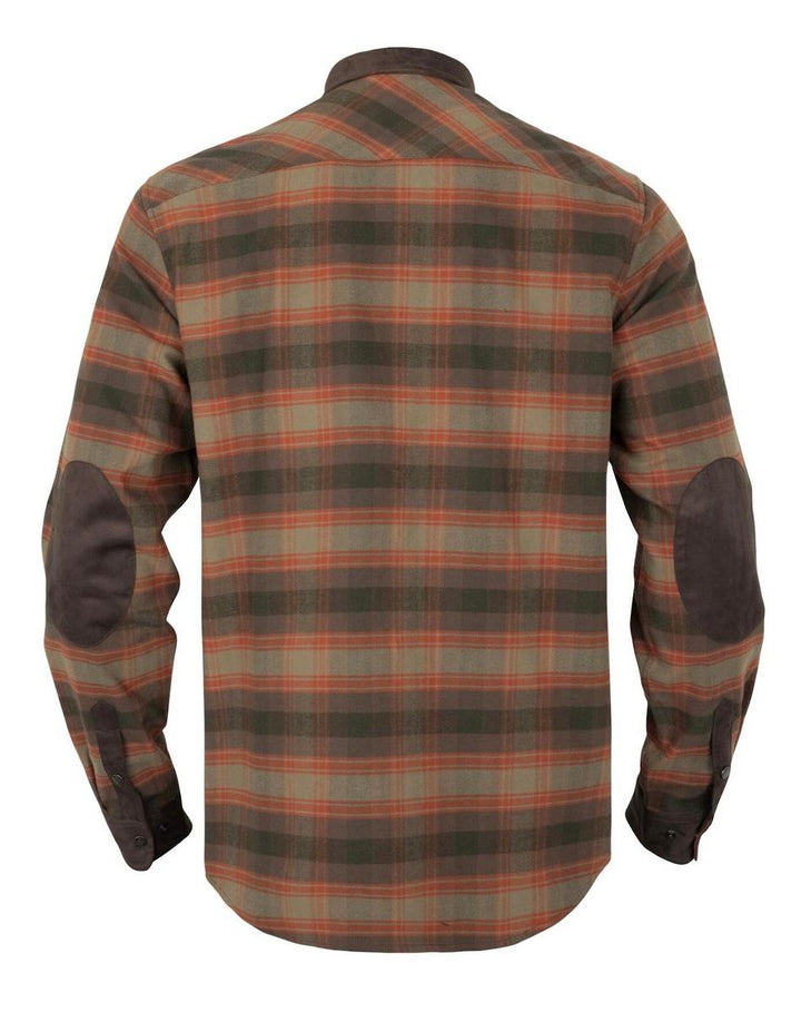 Harkila Aivak L/S shirt Autumn orange check