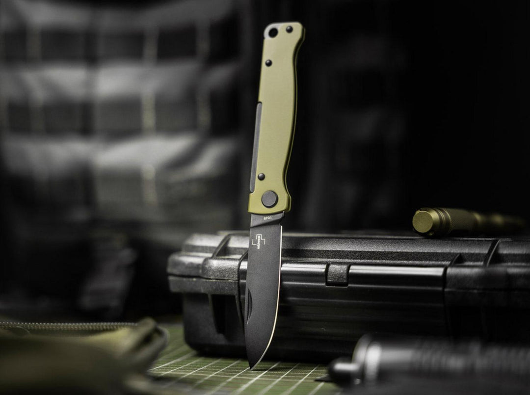Böker Plus Atlas OD Green Slipjoint Pocket Knife