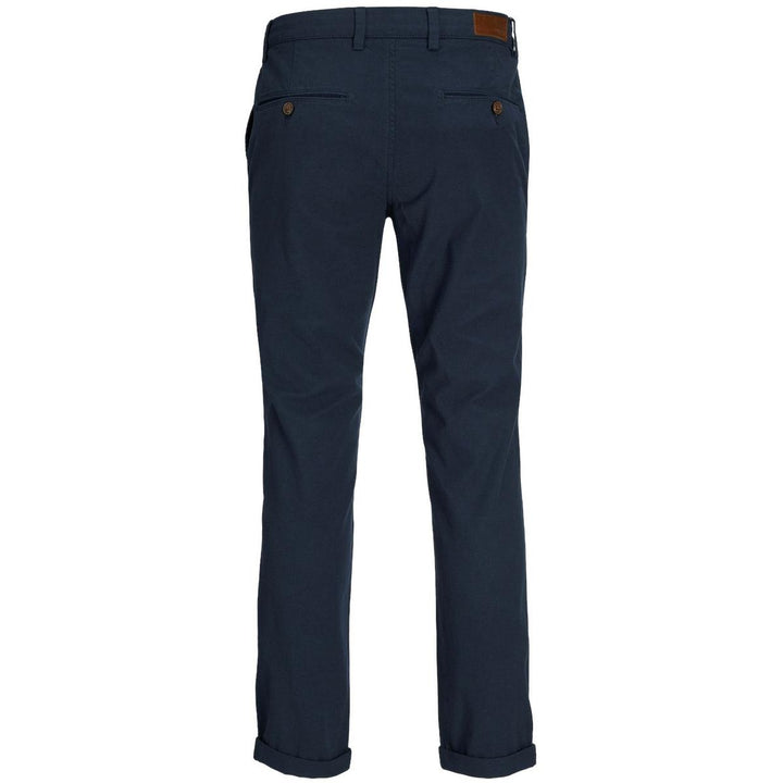 Jack & Jones slim fit chinos in Navy Navy Blazer – view 4