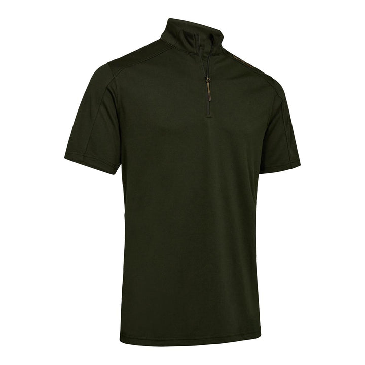 Deerhunter Climate ½-zip T-shirt with 37.5® Technology - Forest Ember