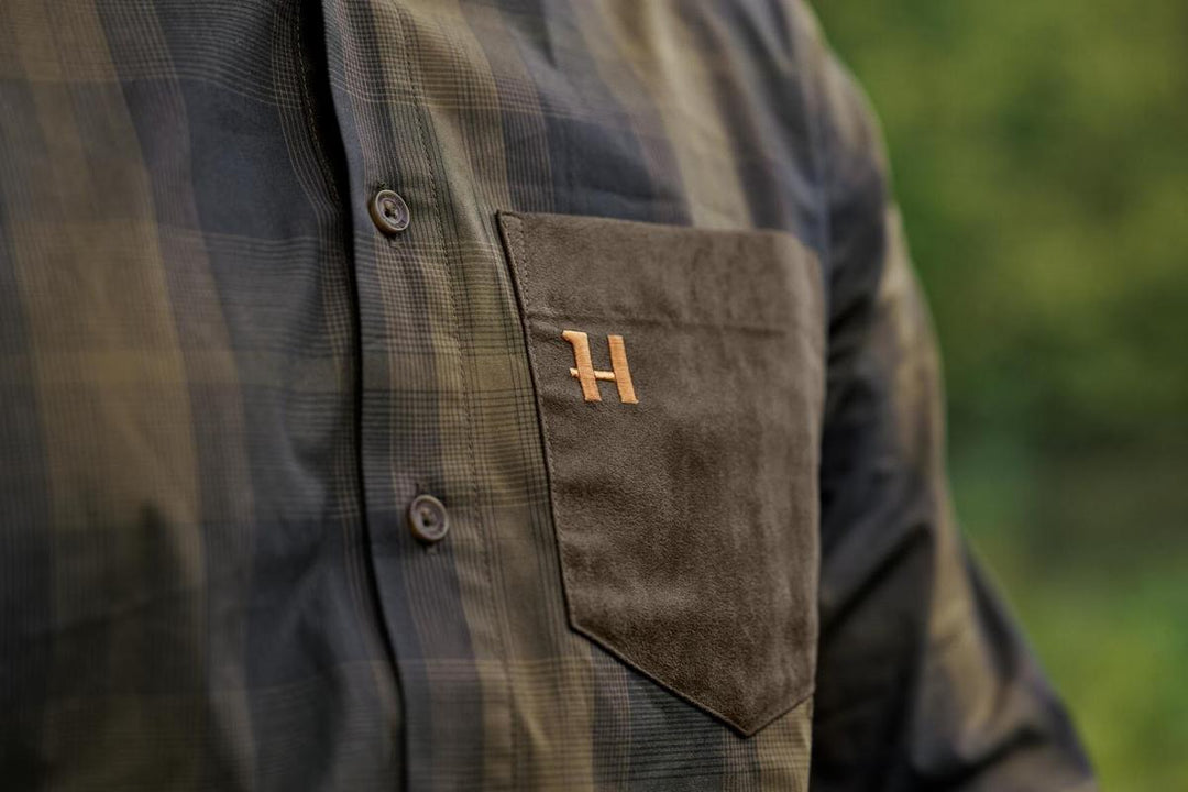 Harkila Akkan L/S shirt Willow green/Shadow