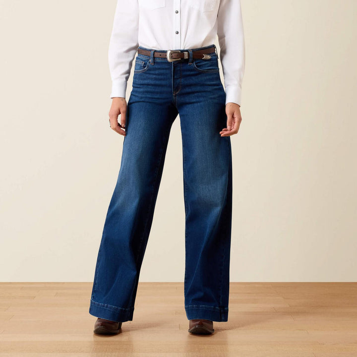 Ariat Ladies High Rise Vilma Ultrastretch Wide Jean