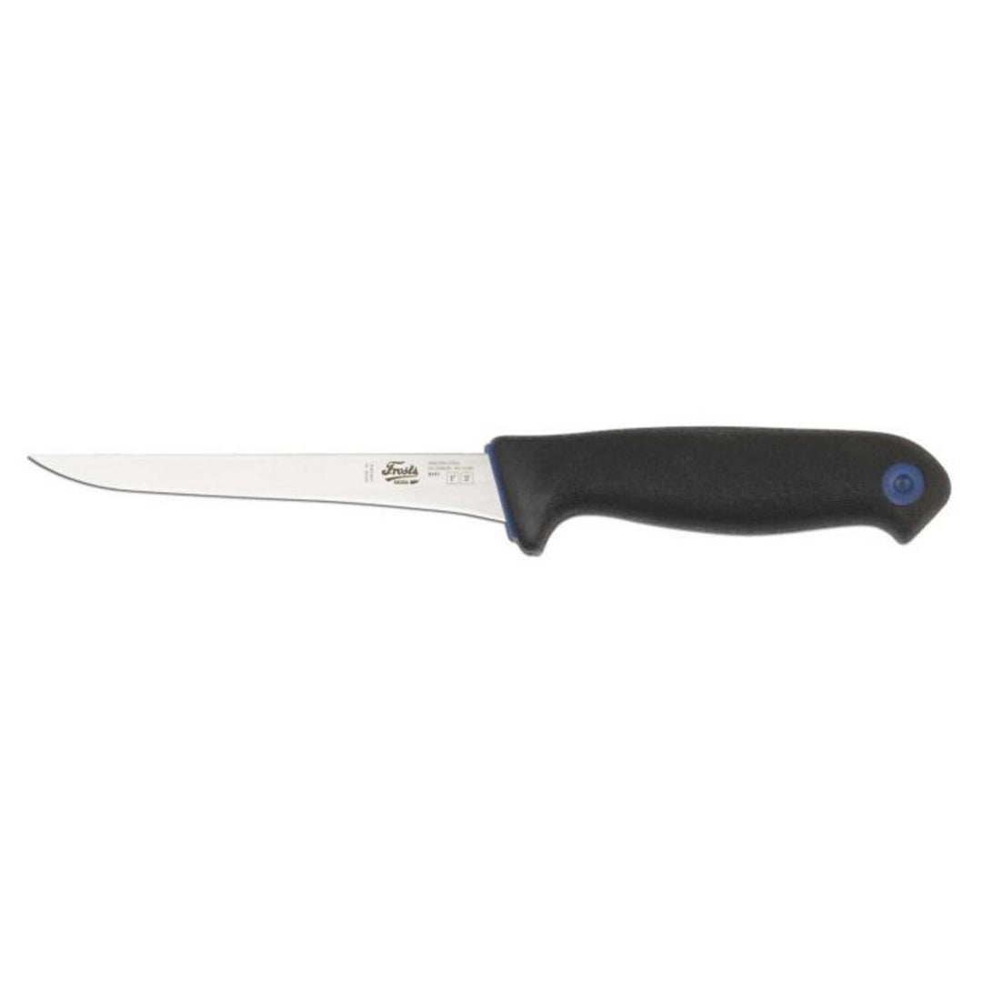 Mora Narrow Fillet Knife, Elastomer Handle, Black