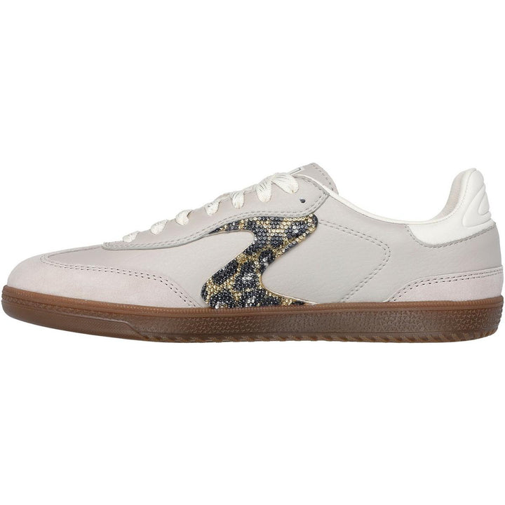 Skechers Hotshot Shimmering Spots Trainer Taupe