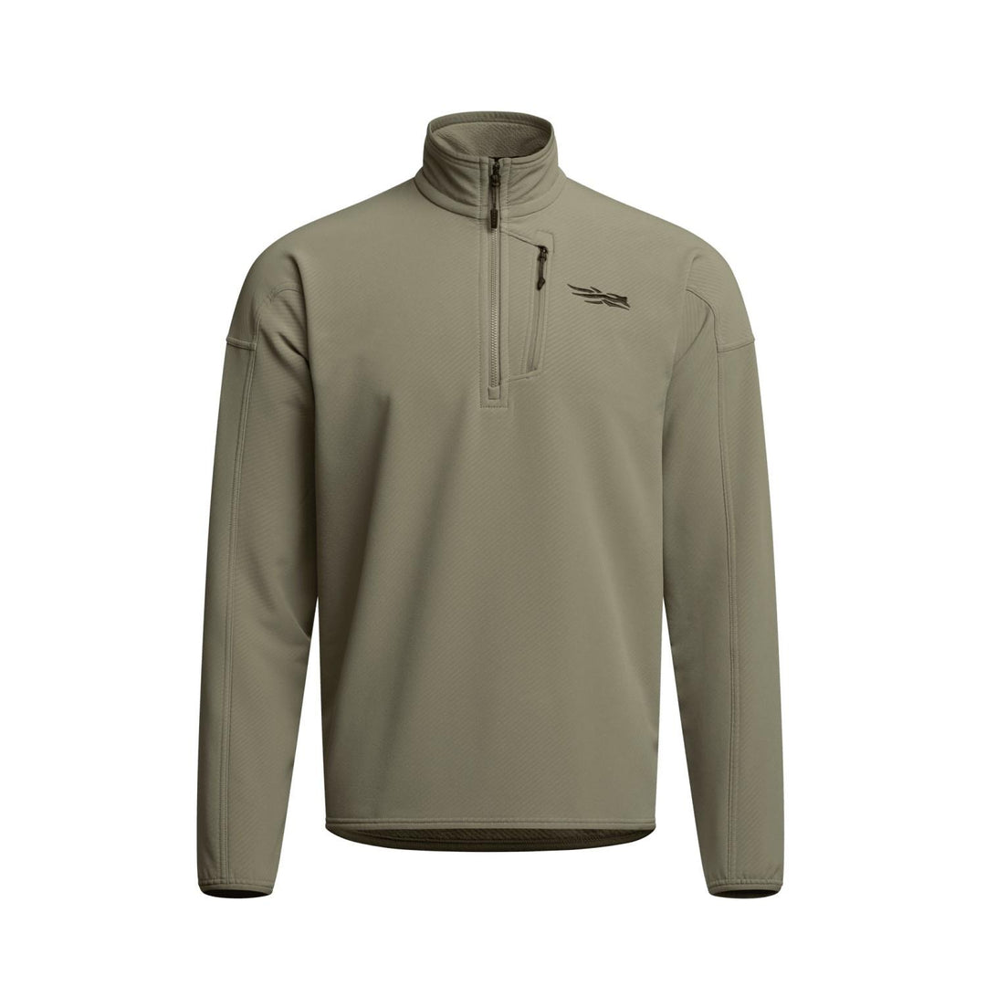 Sitka Alpha Fleece 1/4 Zip Pullover Dark Green Sage