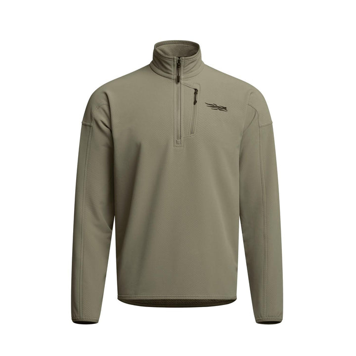 Sitka Alpha Fleece 1/4 Zip Pullover Dark Green Sage