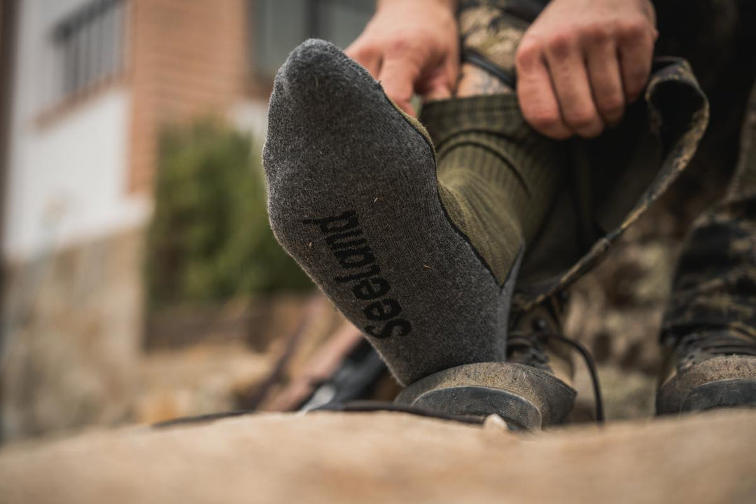 Seeland Field Sock - 3Pack Pine Green/Dark Grey