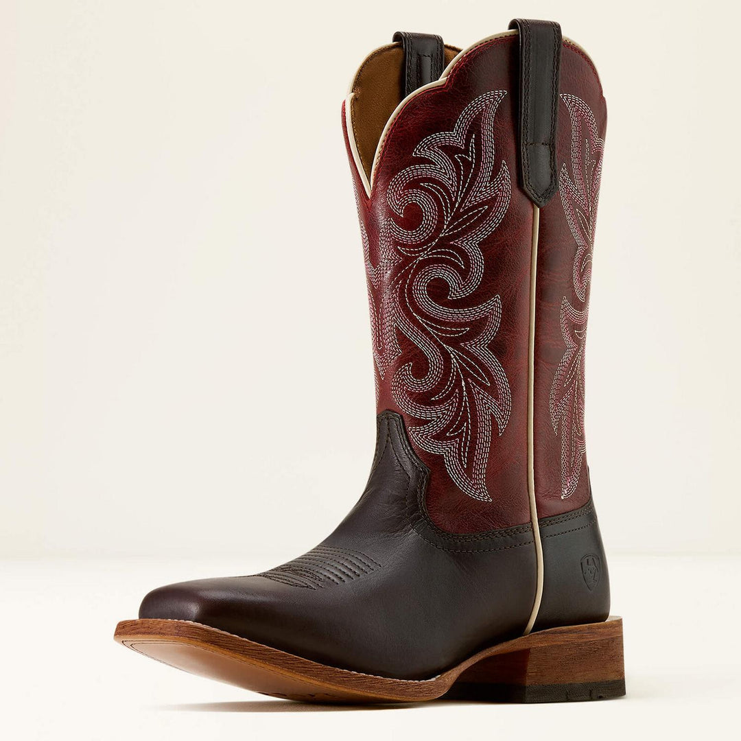 Ariat Ladies County Lane Wide Square Toe Western Boot – view 3
