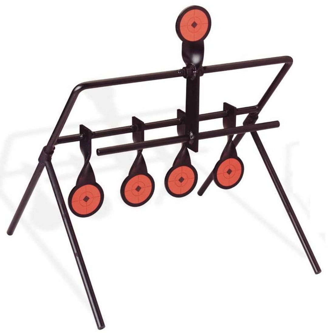 Birchwood Casey World of Targets Gallery Airgun Resetting Target - Auto reset, no walking, cords, Durable, solid steel construction